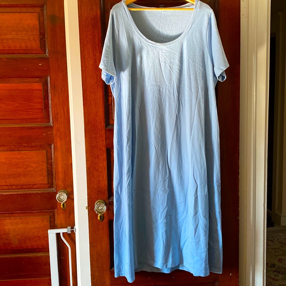 J. Crew light blue maxi dress